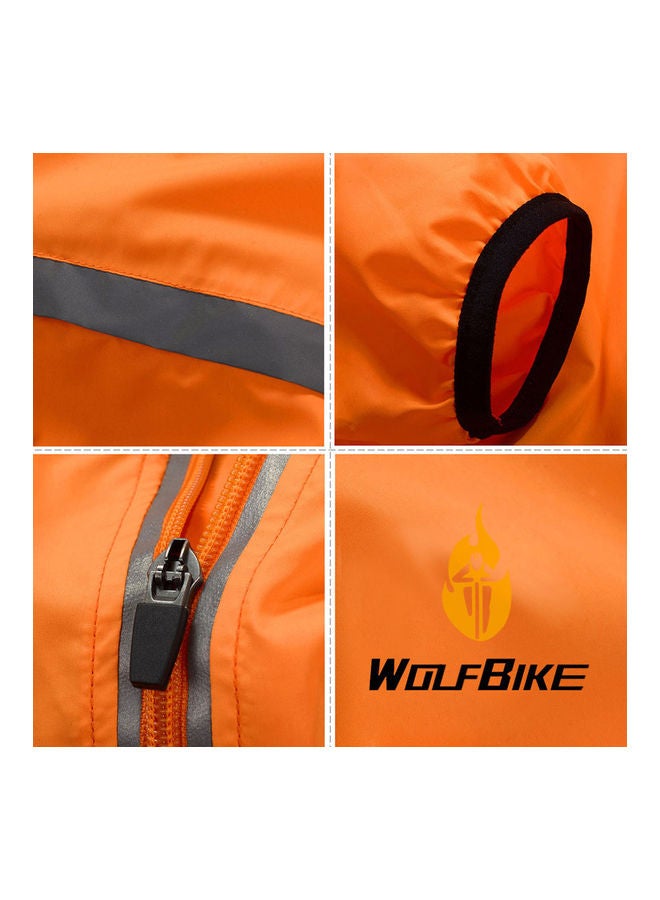 Generic Wolfbike Cycling Riding Jersey Jacket Long Sleeve Wind Coat L 35x1x29cm  - Image 5