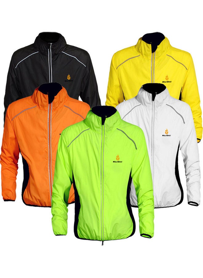 Generic Wolfbike Cycling Riding Jersey Jacket Long Sleeve Wind Coat L 35x1x29cm  - Image 2
