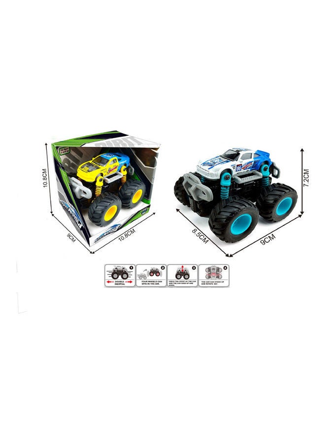 FAMILY CENTER Metal Friction Spinning Car 10-401 Multicolour 10.8cm 