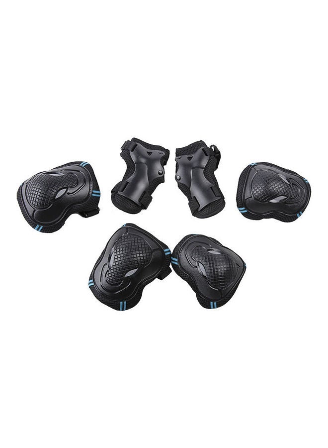 Generic - Set Of 6 Protector Kit Knee And Elbow Pads Wrist Guards M 30x4x18cm - Image 1