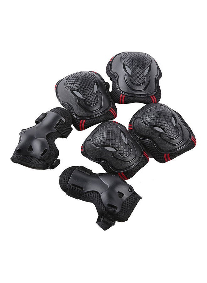 Generic - Set Of 6 Protector Kit Knee And Elbow Pads Wrist Guards S 30x4x18cm - Image 1