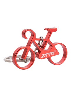 Mini Bike Aluminum Alloy Bicycle Keychain Ring 9.5x2.5x9cm