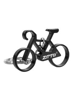 Mini Bike Aluminum Alloy Bicycle Keychain Ring 9.5x2.5x9cm