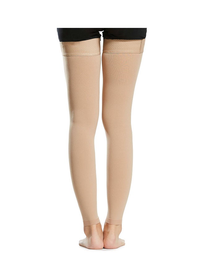Generic - 1-Pair Thigh High Socks Stockings Compression Sleeves for Varicose Vein Swelling L 23x2x15cm - Image 1