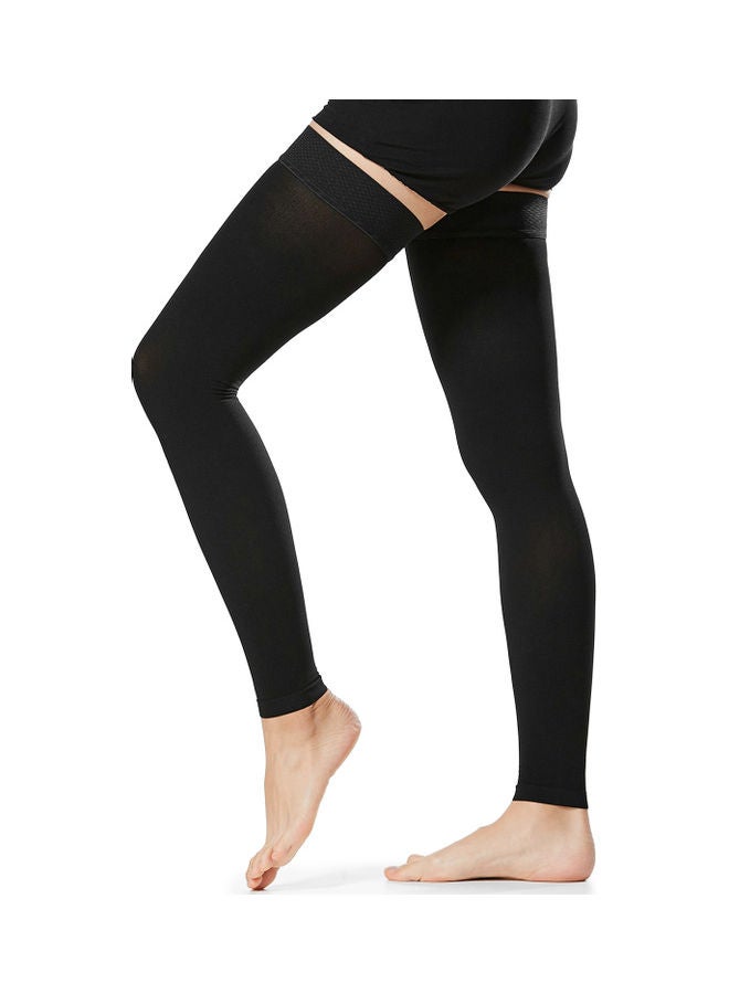 Generic - 1-Pair Thigh High Compression Socks Stockings Sleeves For Varicose Vein Swelling M 23x2x15cm 23x2x15cm - Image 1
