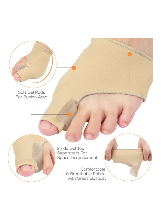 زوج واحد من وسادات جل مصحح ورم إبهام القدم 14x2x10سم - Image 5