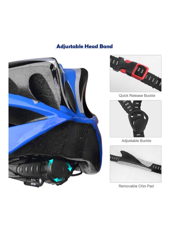Generic Bike Helmet With Soft Removable Lining Pad For Road Mountain Cycling Equipment 33x10x22cm  - Image 3