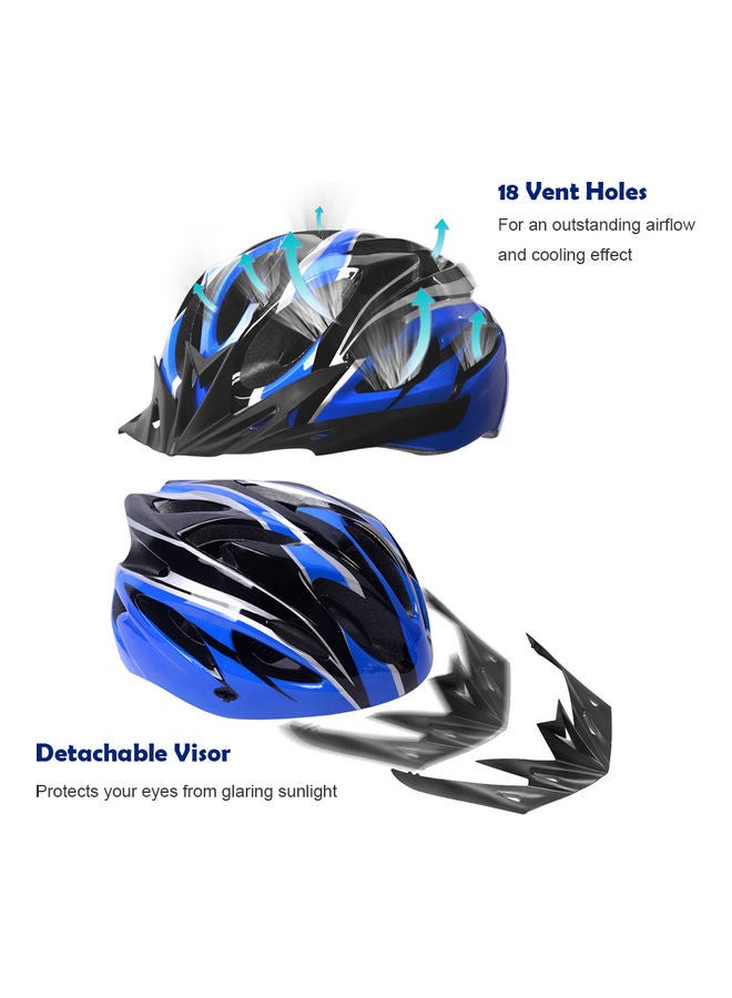 Generic Bike Helmet With Soft Removable Lining Pad For Road Mountain Cycling Equipment 33x10x22cm  - Image 4