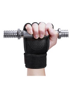 Generic Lifting Workout Gloves With Integrated Wrap L  - Image 2