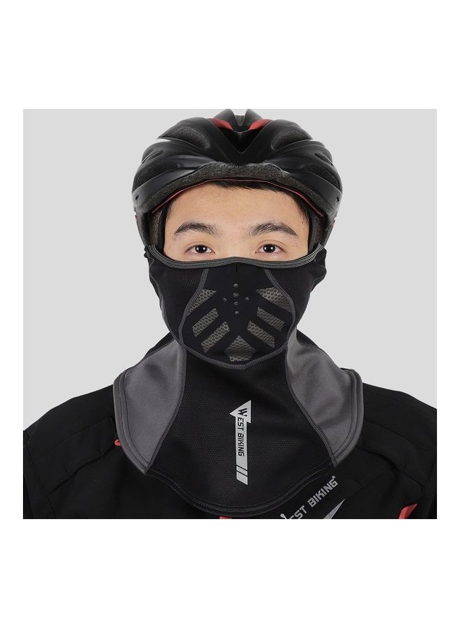 Generic - Thermal Face Mask Wind-proof Cycling Neck Warmer Motorcycle Under Helmet Lining Mask Caps with Ear Covers Ultimate Thermal Retention Hat for Running Cycling Skiing & Winter Sports 18x4x13cm - Image 1