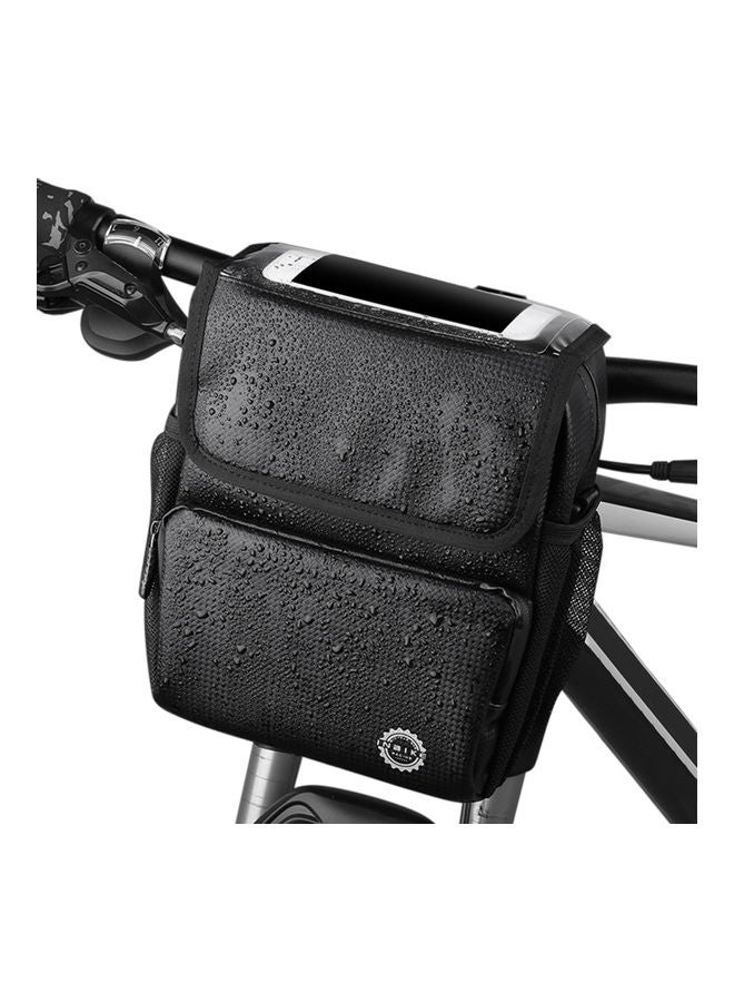 Generic - Touch Screen Bike Handlebar Bag Waterproof Bicycle Front Bag Road Mountain Bike Bag Bicycle Frame Bag Bike Pouch Cycling Accessories 24x10x21cm - Image 1