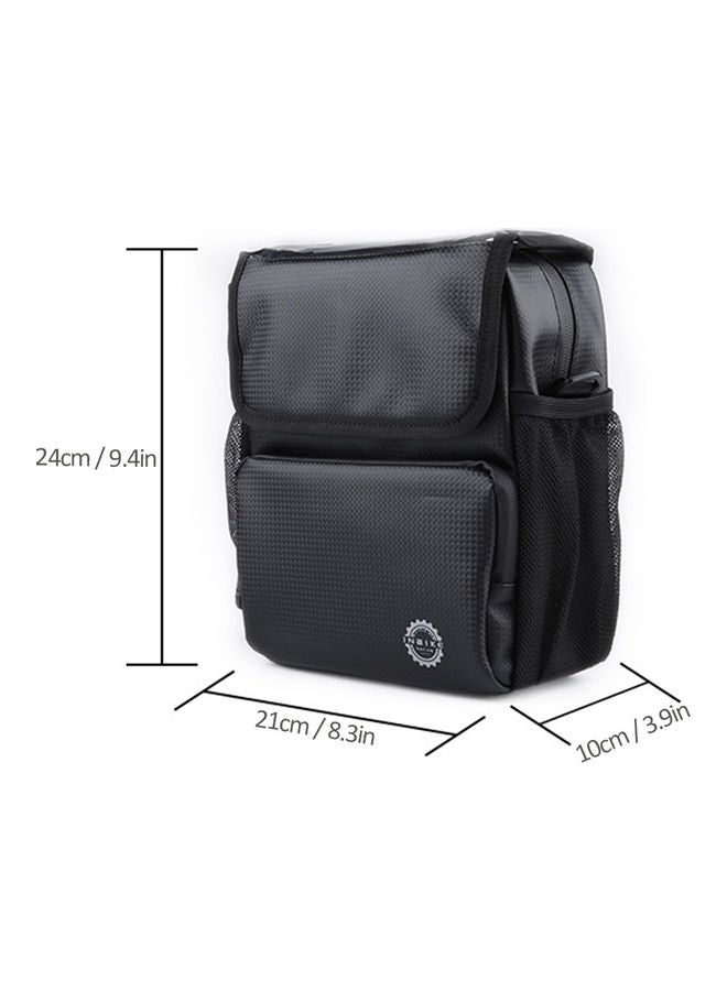 Generic - Touch Screen Bike Handlebar Bag Waterproof Bicycle Front Bag Road Mountain Bike Bag Bicycle Frame Bag Bike Pouch Cycling Accessories 24x10x21cm - Image 1
