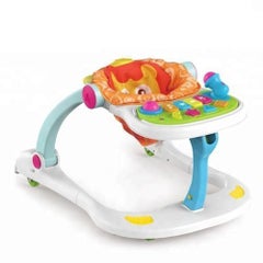 ibaby 4 In 1 Lion Shaped Plastic Baby Walker  - Image 2