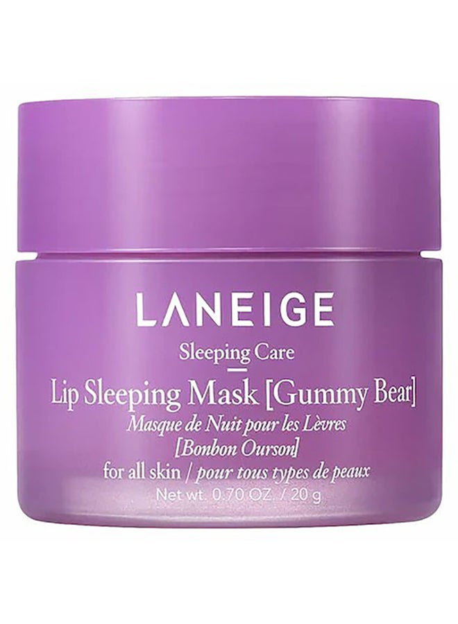 LANEIGE Gummy Bear Lip Sleeping Mask Purple 20grams