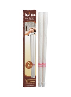 Kul-Tem 100% Natural Ear Candles, 2 Count