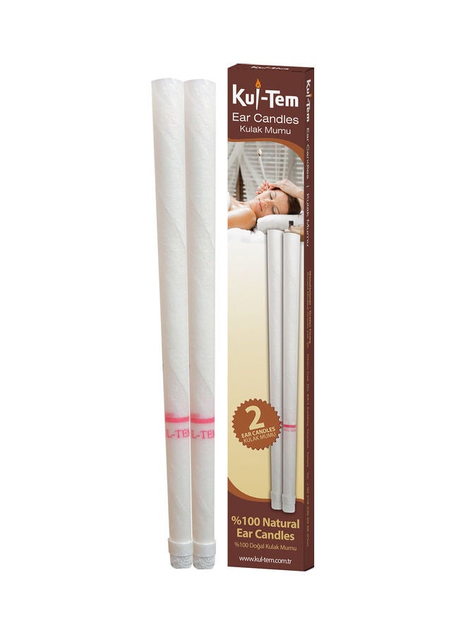Generic - Kul-Tem 100% Natural Ear Candles, 2 Count - Image 1