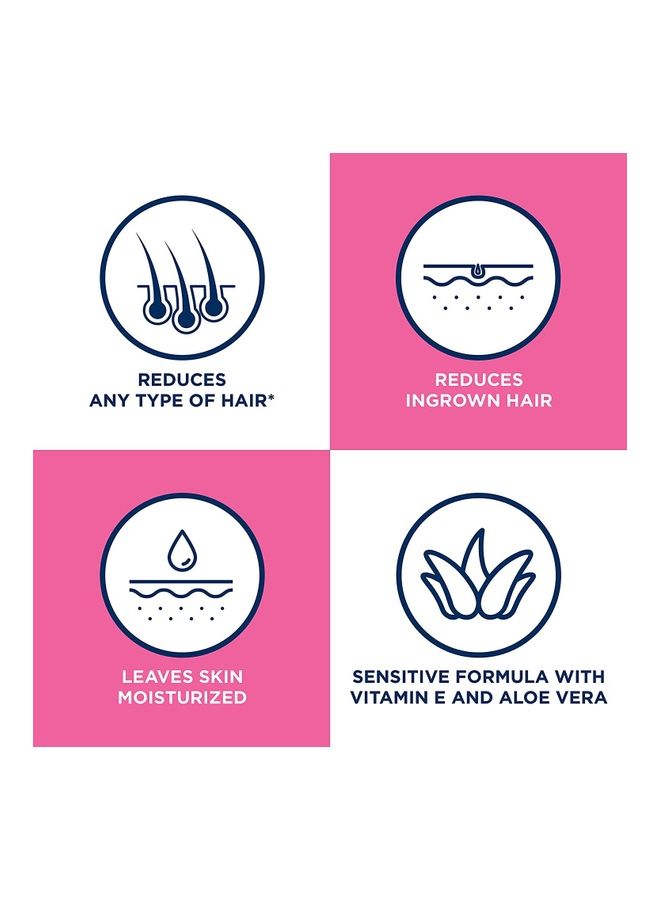 Veet - Gel Hair Removal Cream Sensitive, 13.5 Ounce, Sensitive formula with Aloe Vera and Vitamin E (pack of 1) 400ml - Image 1