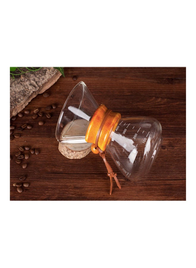 Household Hand Crank Coffee Bean Grinder Orange - Image 2