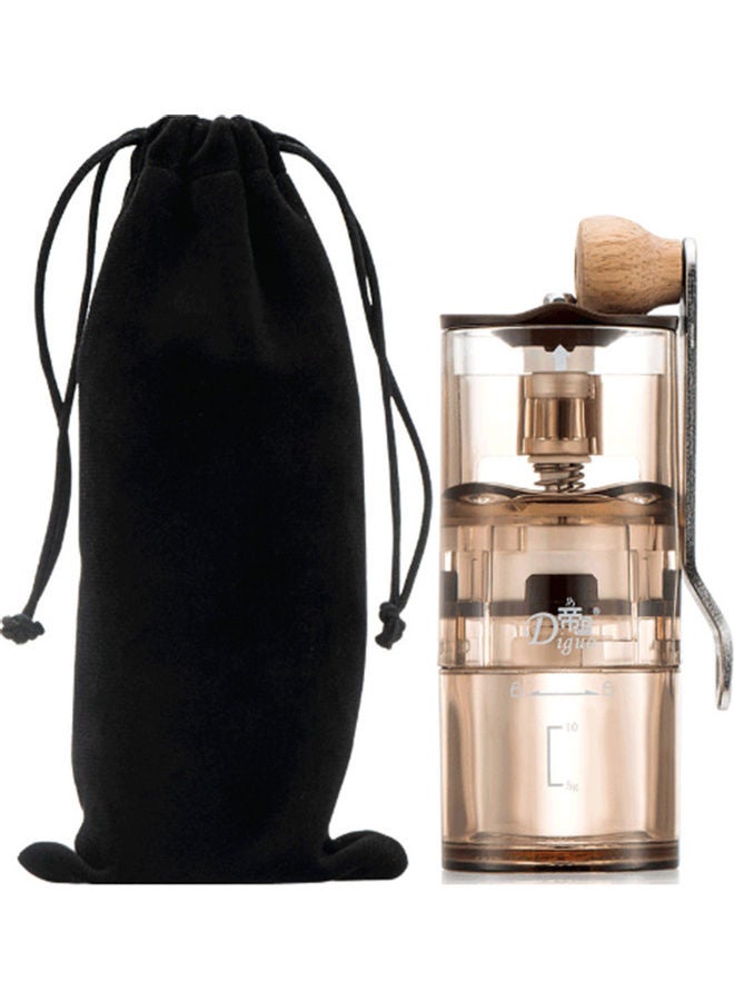 مطحنة حبوب قهوة يدوية منزلية أصفر - Image 3