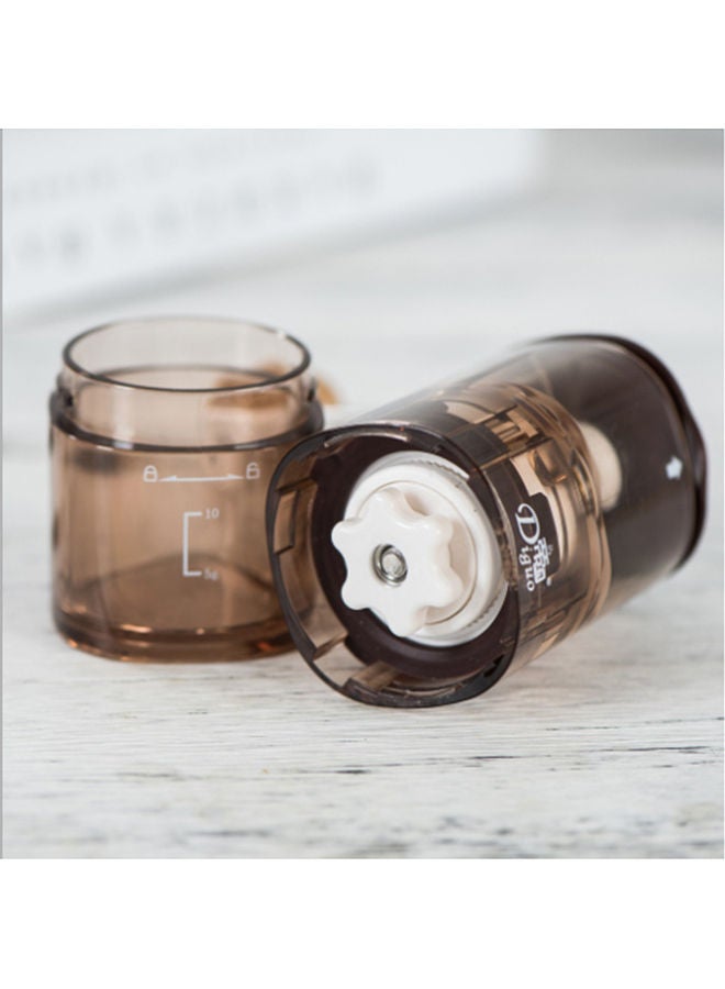 مطحنة حبوب قهوة يدوية منزلية أصفر - Image 5