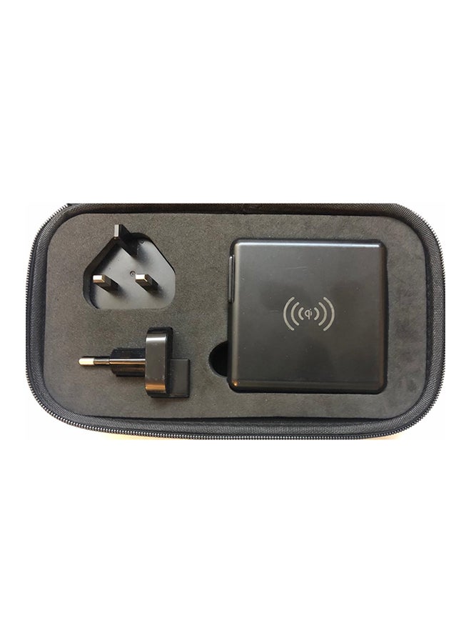 ECAPSULE QC3.0 Power Bank 3-In-1 Wireless Wall Charge With Traveling Bag Black - Image 1