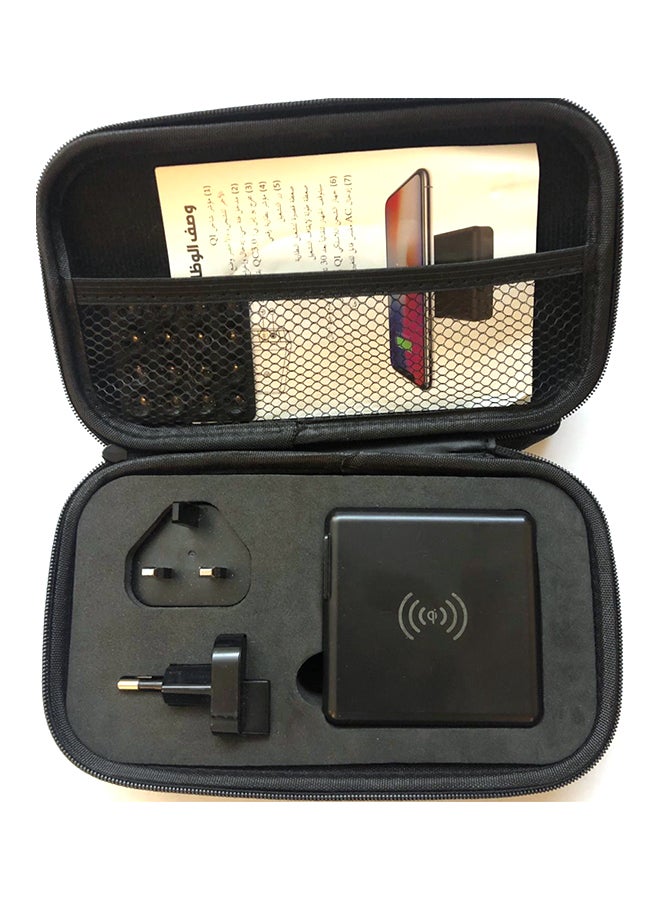 ECAPSULE QC3.0 Power Bank 3-In-1 Wireless Wall Charge With Traveling Bag Black - Image 3