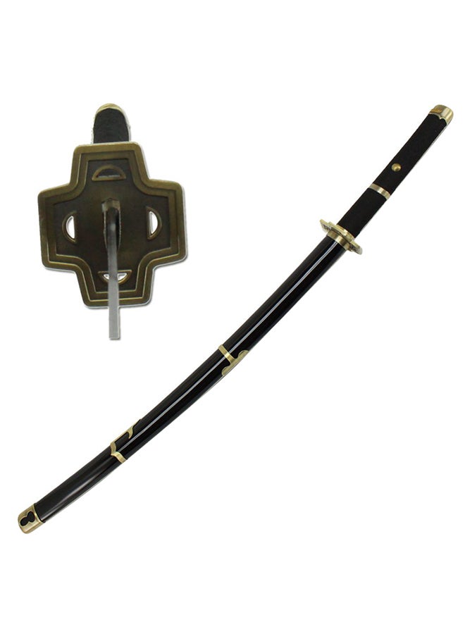 Black One Piece Rononoa Zoro Wooden Sword 104cm  - Image 3