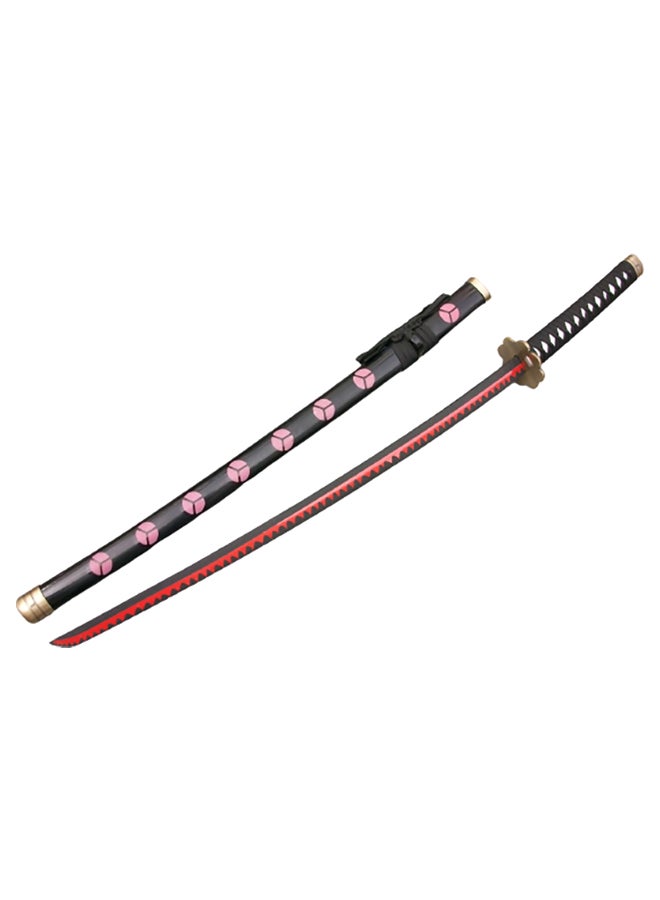 Generic Black with Purple Symbol One Piece Rononoa Zoro Wooden Sword 104cm  - Image 1