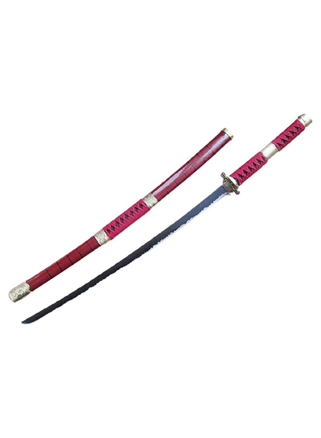 Generic Red One Piece Rononoa Zoro Wooden Sword 104cm  - Image 1