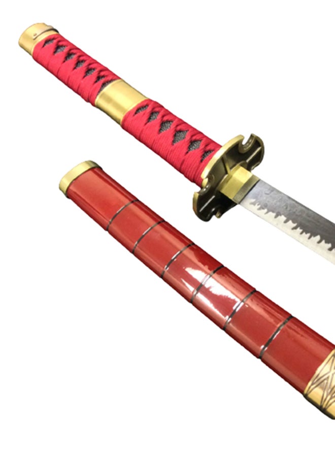 Generic Red One Piece Rononoa Zoro Wooden Sword 104cm  - Image 2