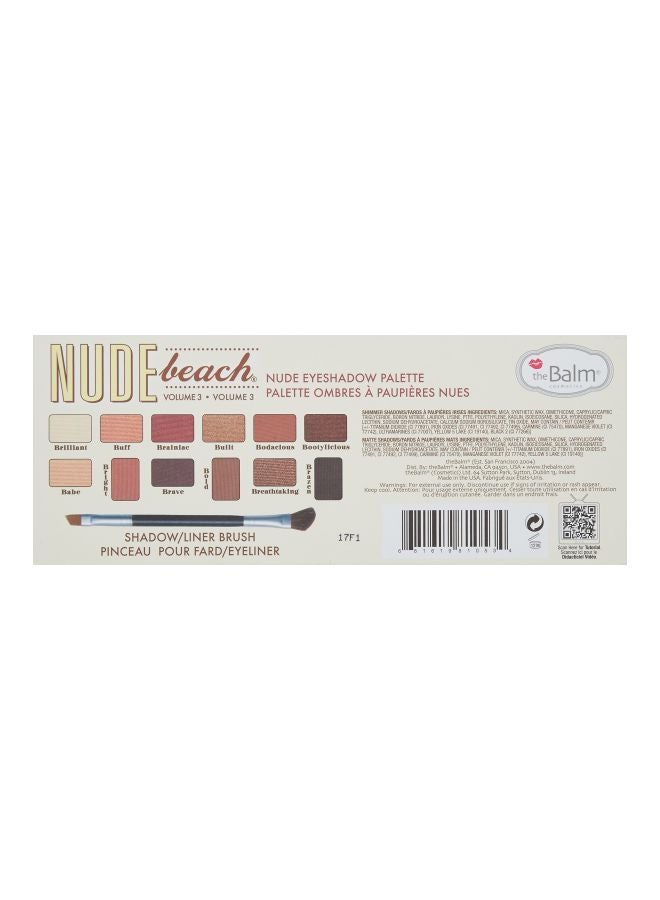 theBalm - Nude Beach Eyeshadow Palette Multicolour - Image 1
