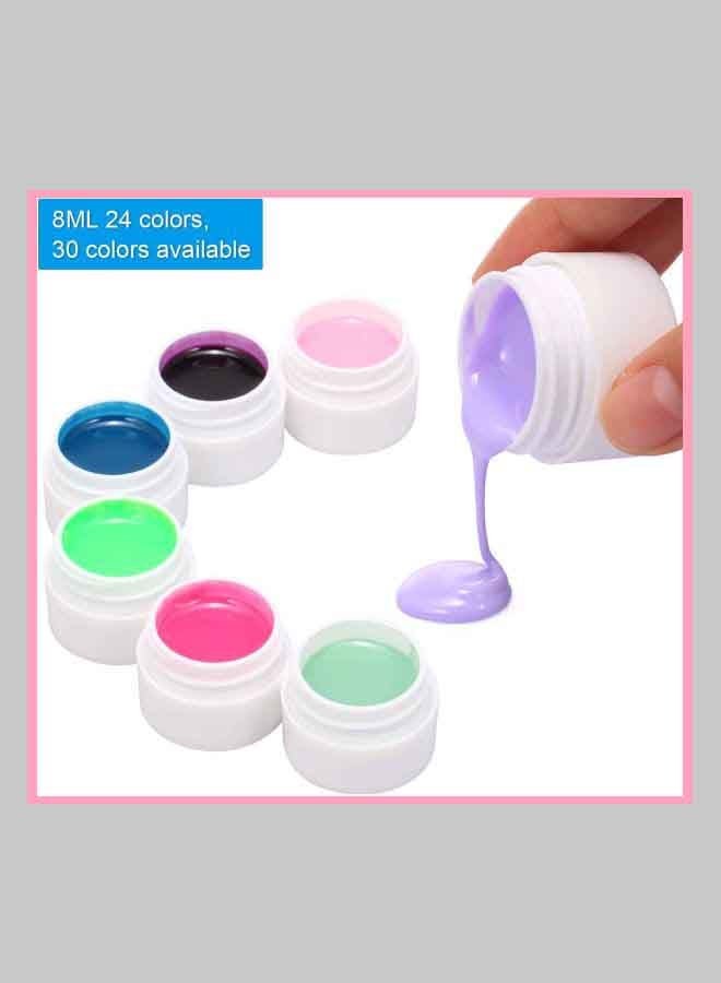 ANSELF 24 Colour Nail Polish Multicoluor - Image 4