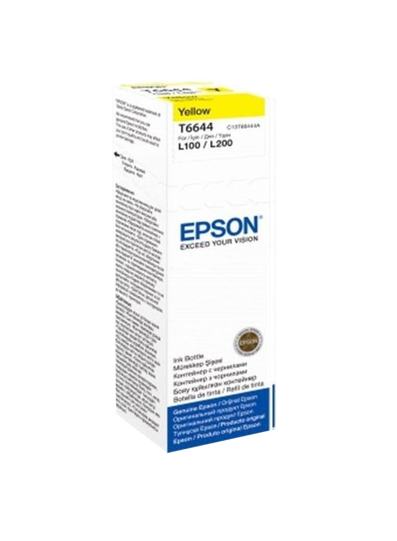 EPSON T6644 Ink Bottle Yellow - Image 1