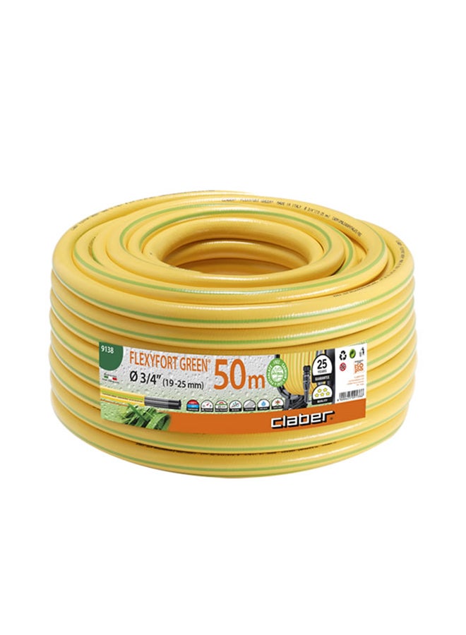 Claber Flexfort Hose yellow 50meter - Image 1