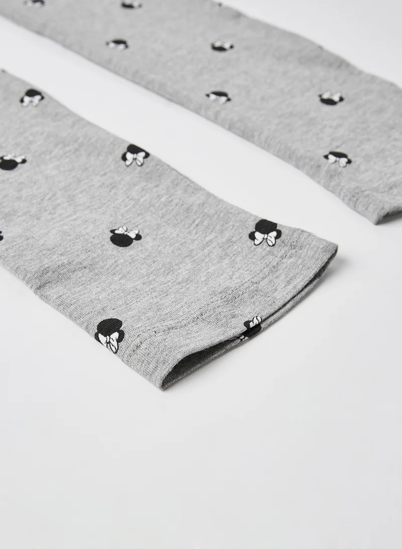 NAME IT Teens Minnie Mouse Leggings Grey Melange
