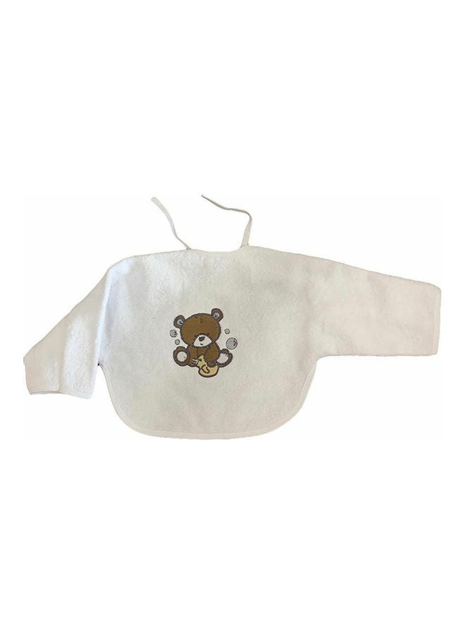 Bear Sleeve Bib White - v1606113508/N42554863A_1