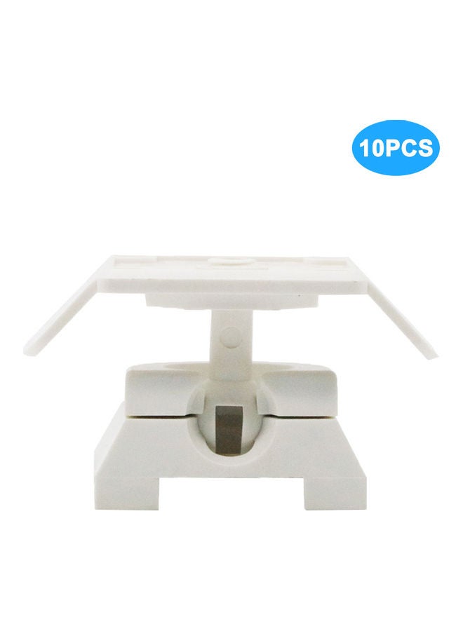 Pack of 10  Bracket for Wired PIR Motion Sensor Detector white 18*10*15cm  - Image 1
