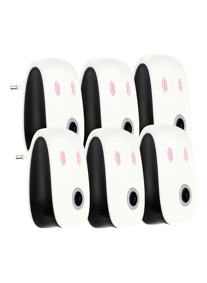 6 Pieces Of High Quality Ultrasonic Electronic Pest Repeller white 17 x 6.8 x 12.5cm  - Image 3