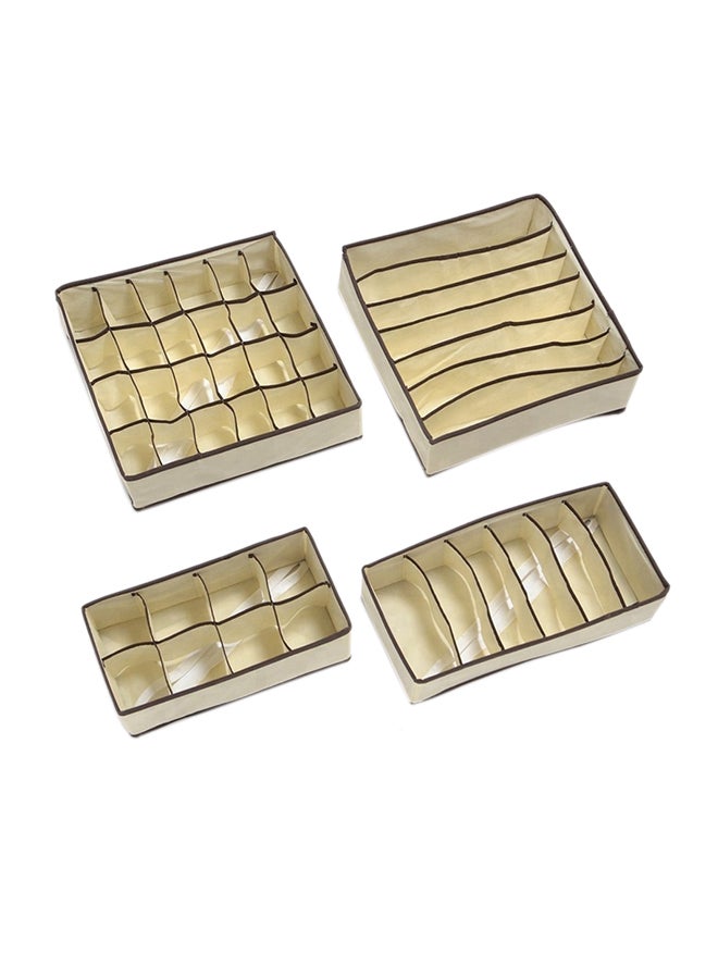 Foldable Storage Box Beige 20x20x45cm  - Image 1