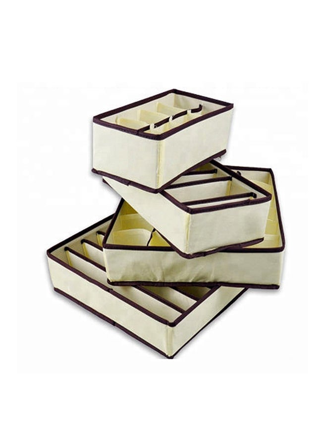 Foldable Storage Box Beige 20x20x45cm  - Image 2