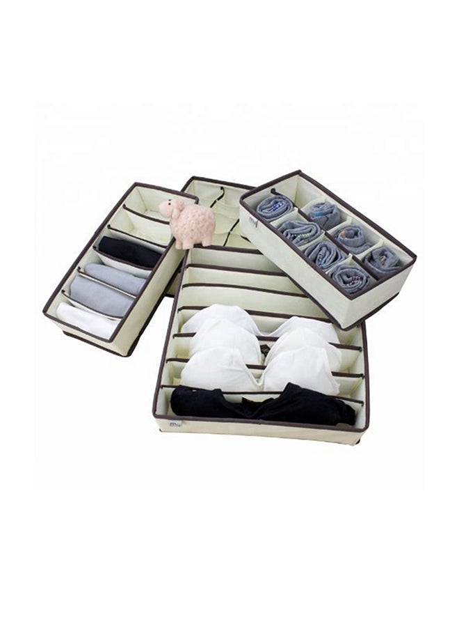 Foldable Storage Box Beige 20x20x45cm  - Image 3