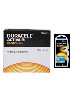 Duracell Activair 1.45V Hearing Aid Batteries - Pack Of 60 Pieces - v1606117937/N41979548A_1