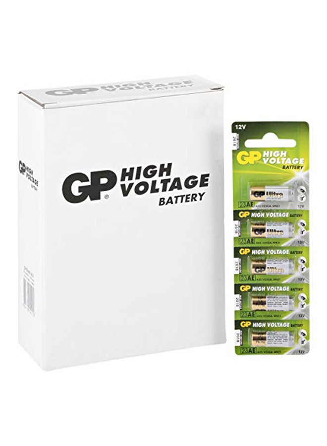 طقم بطاريات قلوية بمقاس 23 بوصة ومُكون من 100 قطعة