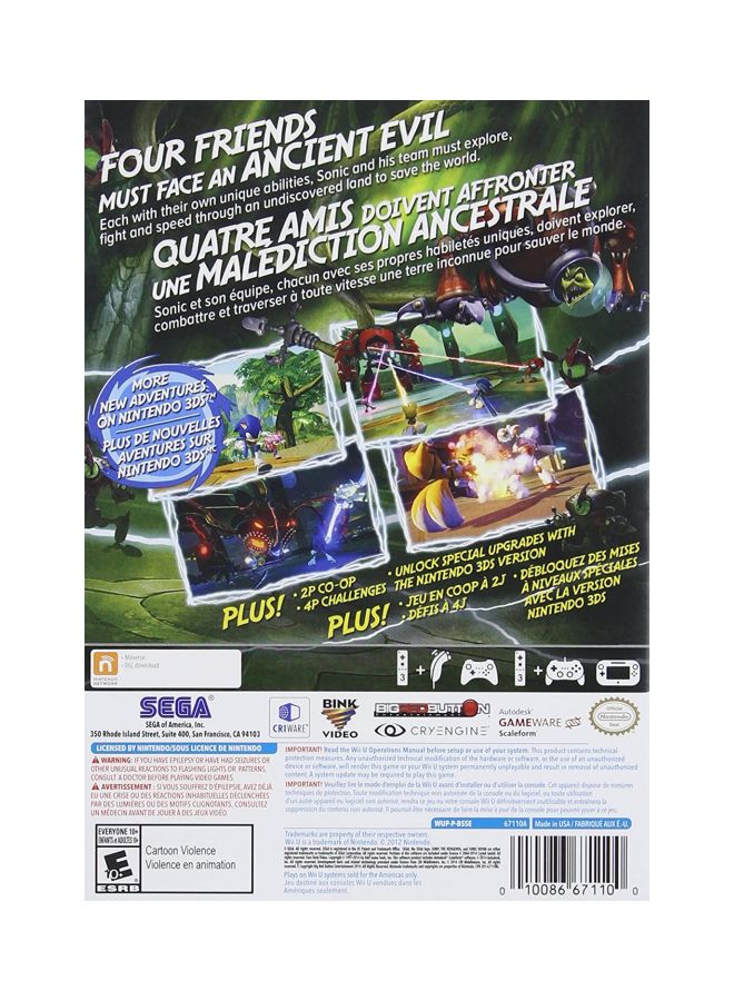 Nintendo Sonic Boom: Rise Of Lyric - Adventure - Nintendo Wii U - Image 2