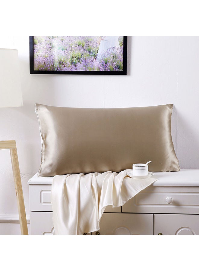 SMILEE Mulberry Queen Pillowcase Silk Apricot 76x51cm  - Image 2