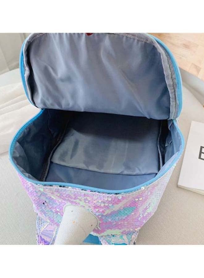 بيوينتي حقيبة ظهر بتصميم يونيكورن مقاس 10.63 بوصات وردي/ أزرق/ أبيض - Image 2