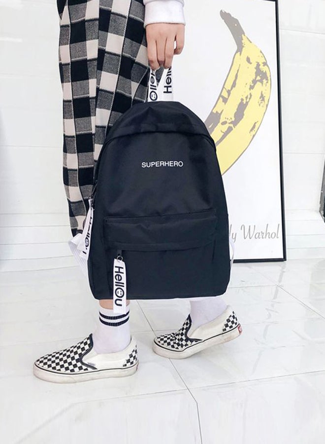 Beauenty - Superhero Printed Backpack Black - Image 1