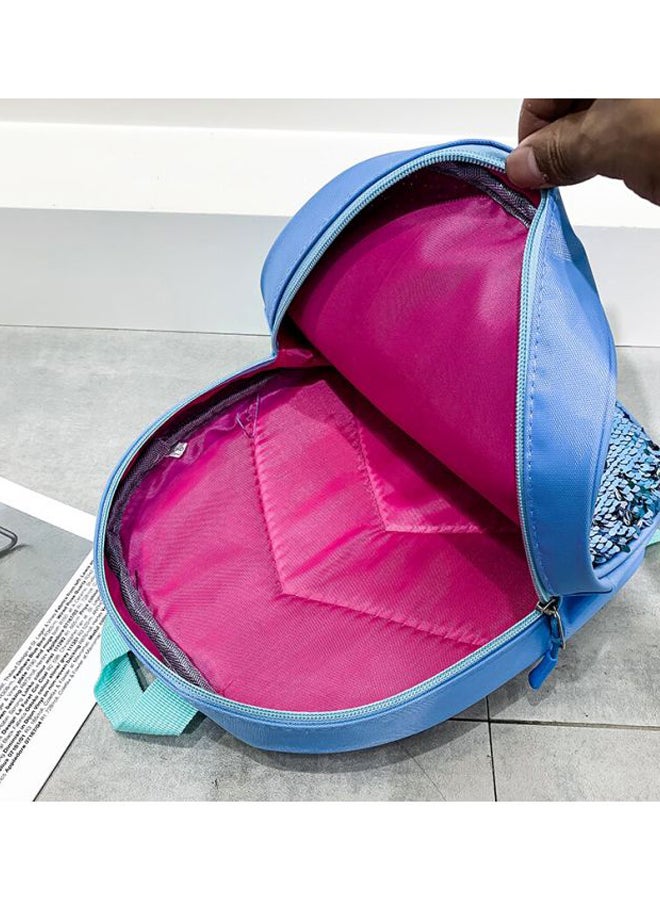 Beauenty Girls Backpack - 9 Inches Blue/Beige/Pink - Image 5
