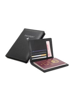 Beauenty Multi-Slot Printed Passport Holder Black/White  - Image 2