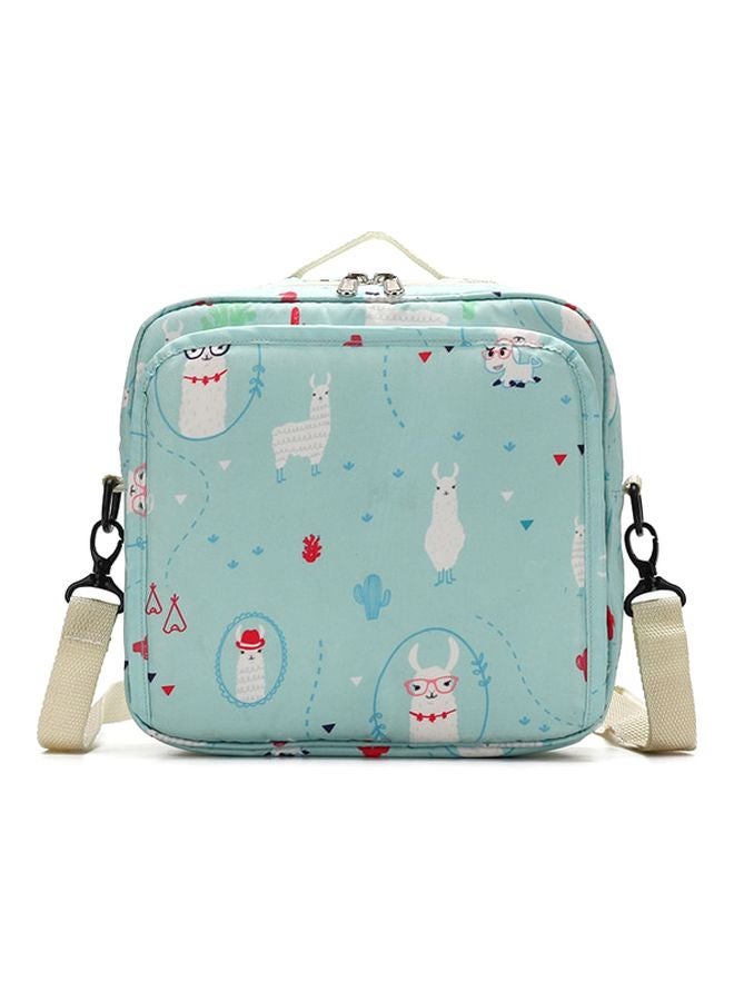 Beauenty Cartoon Animals Printed Baby Diaper Bag Blue/White/Red  - Image 1